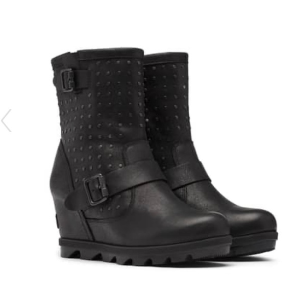 NWT Sore Joan of Arctic Wedge II Boot Stud Leather - Picture 2 of 10